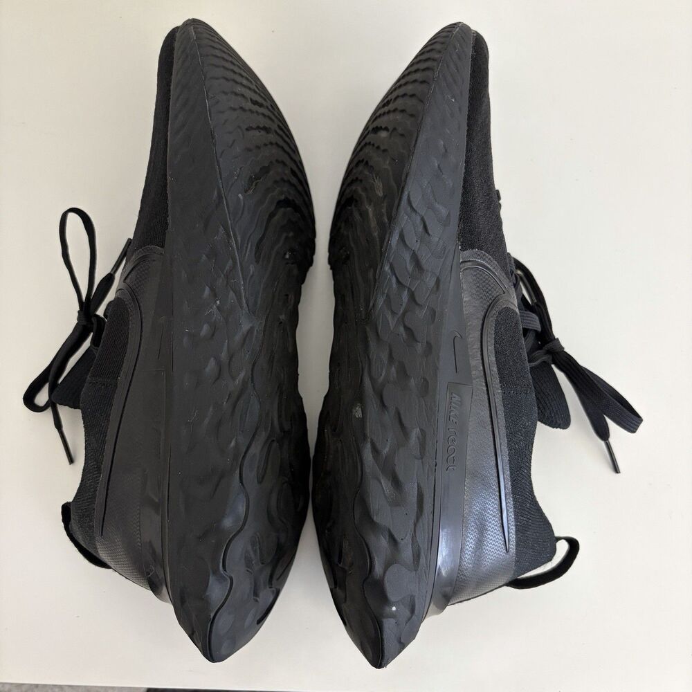 Nike React Infinity Run Flyknit Mens 9.5 Black CD4371-011 - Picture 9 of 11